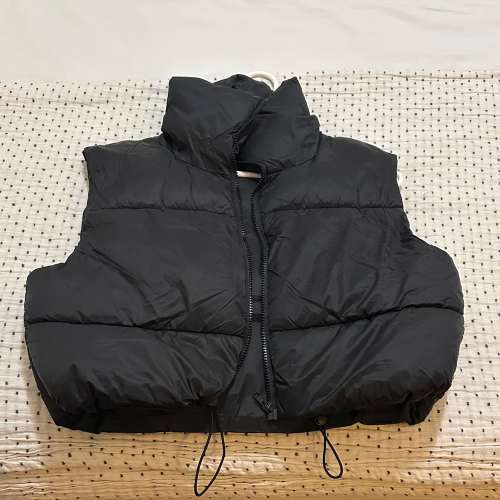 Black Puffer Vest